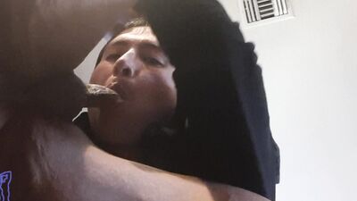 Latino Daddy has my mouth dripping cum