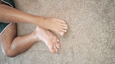 Showing off my soft legs and feet