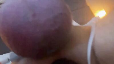 Estim modified cattle milker causes massive orgasm and loads of cum