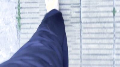 Walking Barefoot for 5.6 km: From Clean to Dirty Soles - POV Trekking