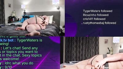 Watch Pup Ness wreck his hole with toys and a fuck machine