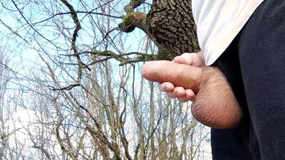 One huge ruined cumshot