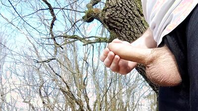 One huge ruined cumshot