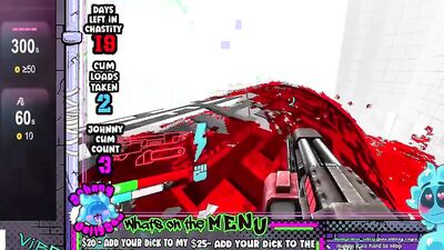 Slime Goes wild playing Ultrakill Buttplug Mod