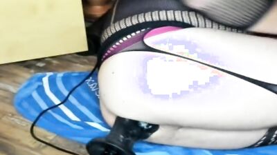 Crossdresser Machine Dildo Fist Action
