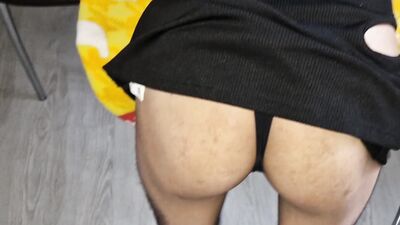 I fuck my stepbrother hard on the kitchen table who is barely 18 years old