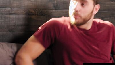 Twink Uses Hunk Stepbro's Dick As Practice - NextDoorTaboo