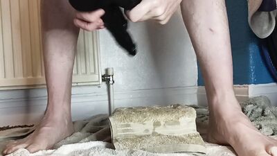 Multiple anal toys finally get me stretched, huge bbc leaves me gaping