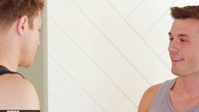 Inked Up Hunk Flip Fucks Streaming Pornstar at Resort