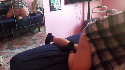 Daddy gives his Disabled Stepson his Ass to Fuck