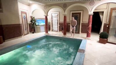guy with big dick fucked sweet twink in sauna