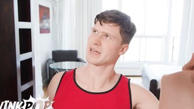 TWINKPOP - Finn Harding Gives Alex Mecum A Hard Missionary Pounding, Then Cums Deep In His Ass
