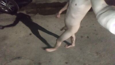 Leaving the house totally naked and going for a walk in public