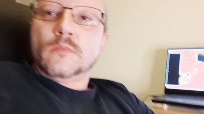 he masturbates on his own unique cock photo