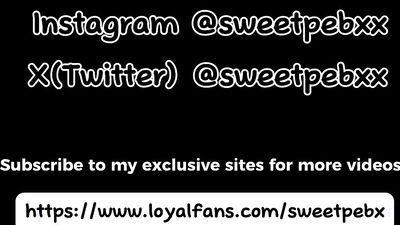 Daddy shoots soo much cum. - Sweetpebx