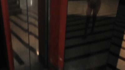 Naked at the mall
