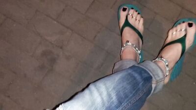 these feet - public crossdressing