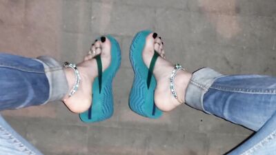 these feet - public crossdressing