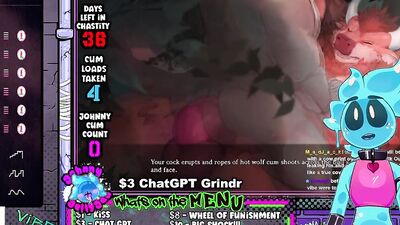 Slime & Wolf get Railed by Minotaur in the Woods