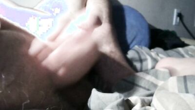 jerking off with moaning. solo. big cock cumming