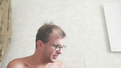 Masturbating Oleg