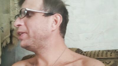 Masturbating Oleg