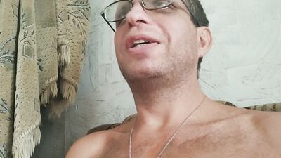 Masturbating Oleg