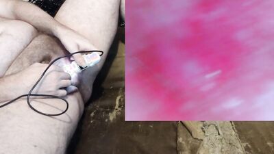 Examining my crotch before and after a needed shower