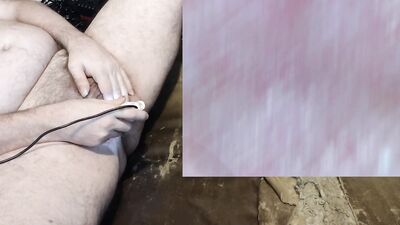 Examining my crotch before and after a needed shower