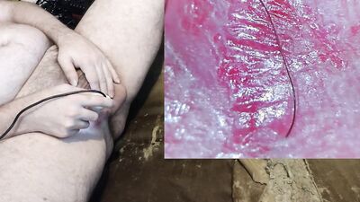 Examining my crotch before and after a needed shower
