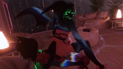 Vampire Femboy has some fun on Halloween