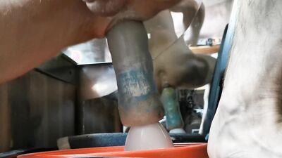 Almost Caught Trying My New Silicone Creation Out In The Tool Shed
