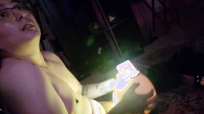 Disabled Boy Fucks Halloween Pumpkin till he Cums