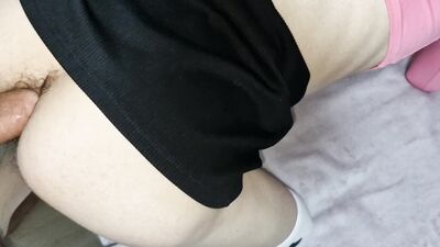 Monster dick bangs in the ass without even shaving a hair , a hot desire to have sex with daddy !
