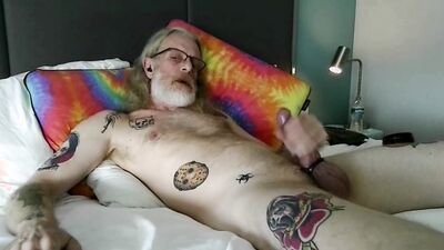 JerkinDad14 - Big Dick Hotel Bate Session