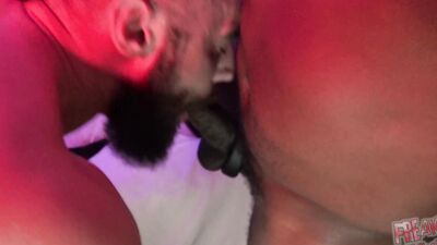 Big Black Cock Dominates Two White Asses