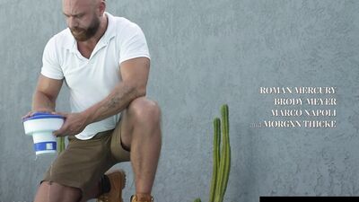 Buff Outdoor Pool Hot Guy Destroyed By BBC Client
