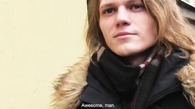 BIGSTR - Watch How This Timid Guy Gets His Ass And Mouth Fucked Hard To The Point He Cums All Over Himself