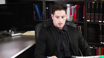 Gorgeous Hunk Employee Fills His Boss's Ass With His Dick