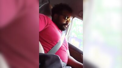 Daddy Drives You While Massaging His Cock