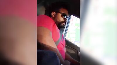 Daddy Drives You While Massaging His Cock