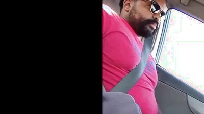 Daddy Drives You While Massaging His Cock