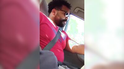 Daddy Drives You While Massaging His Cock