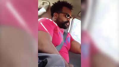 Daddy Drives You While Massaging His Cock