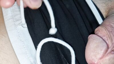 A Huge Precum and a Powerful Cumshot with Huge Fountains From Daddy's Fucking Cock in My Ass!