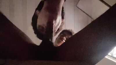 Masturbating Watching Porn with My Friend, I Suck Him off and He Cums in My Mouth