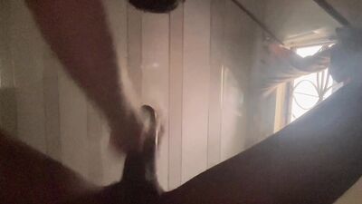 Masturbating Watching Porn with My Friend, I Suck Him off and He Cums in My Mouth