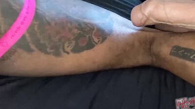 Two European Uncut Cocks Breed Tasty Black Ass