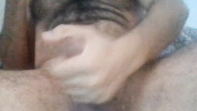 Hairy solo male jerking off his big dick on stripchat cam show