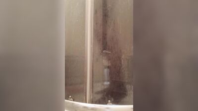 Anal dildo shower